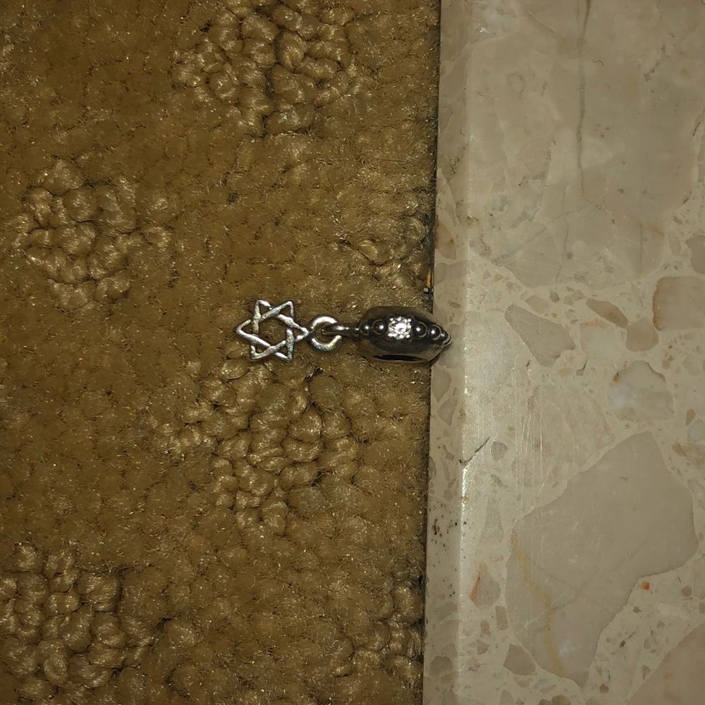 Pandora Charm Star of David with Diamond